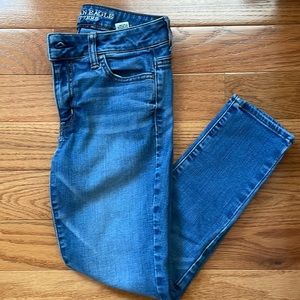 American Eagle High Rise Crop Jeggings Size 2